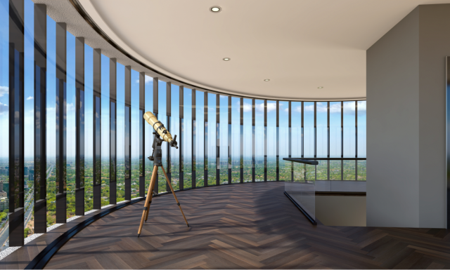 Panoramic observation deck view from Maruti 360